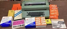 IBM Selectric II Correcting Typewriter Green With lots of Extras