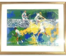 Large Leroy Neiman serigraph “doubles 1974” signed and numbered