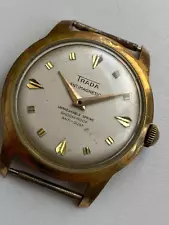 VINTAGE MEN'S WATCH TRADA MORTIMA DE LUXE 1 JEWEL FOR PARTS SALE