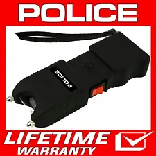 POLICE Stun Gun TW10 700 BV Rechargeable with LED Flashlight Siren Alarm