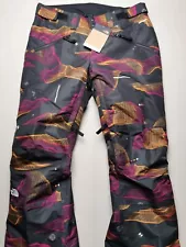 THE NORTH FACE Womens Size M Aboutaday Ski, Snowboard Pants (BNWT) Geo Map Print