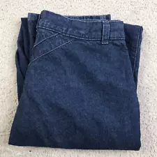 Ms Rocky Mountain Jeans Womens 31x35 Blue Bareback Vintage Western Made In USA