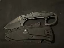 KA-BAR TDI Pocket Strike Fixed Blade Knife.