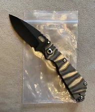 Strider Knives Performance SnG/DSS MagnaCut Black Oxide Drop Point