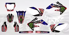 AM0468 MX DIRT BIKE GRAPHICS DECALS STICKERS FOR HONDA CRF 250 R 2004 2005