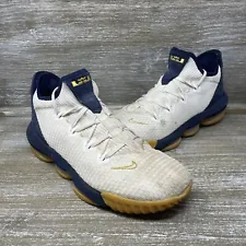 Nike Lebron 16 XVI Low 'USA' White Blue Basketball Shoes CI2668-101 Mens Size 12