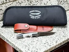Fixed Blade Ruana Knife 3 1/2" Reliable with Sheath/Zipper Case DH-2067