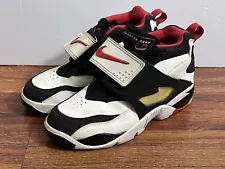 Nike Air Diamond Turf DT Deion Sanders White Black Red 407911-100 4.5