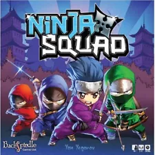 Ninja Squad Board Game 2-4 Players Ages 14+ Back Spindle Games