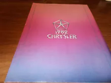 1982 Chrysler/Mexico 14-page Sales Catalog