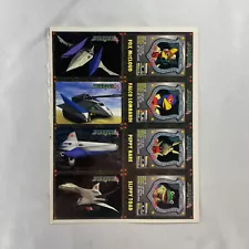 Starfox 64 Nintendo Power Unpunched Trading Cards n64 star fox mccloud