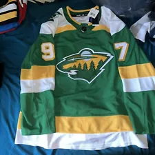 Minnesota Wild Adidas Reverse Retro Jersey Sz 54,Kaprizov