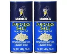 Morton popcorn salt 3.75-oz, Pack of 2