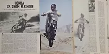 1973 Honda CR250M Elsinore 10pg Motorcycle Test Article with Specs