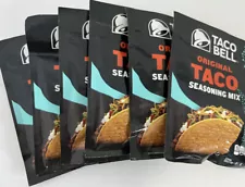 Taco Bell Original Seasoning Mix Spice Packs Packets Pouches - 6 Pack Free Ship