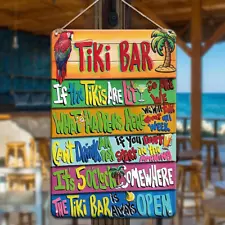 Tiki Bar Decor Beach Signs Tiki Bar Signs, Patio Signs Tiki Bar Accessories, Wel