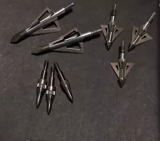 Broadheads And Arrow Tips Miscellaneous Types Pre-owned, 8 Total Items.