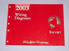 2003 Ford Escort Wiring Diagrams Manual for electrical repair & diagnosis