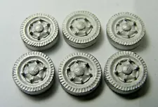 (6) Dayton 6-Spoke Front Wheels HO Scale Trucks by Don Mills Models SALE!