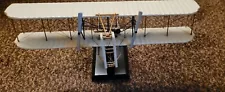 Wright brothers airplane model with stand for sale