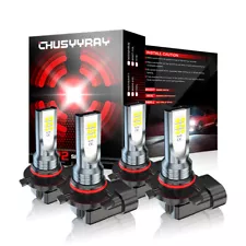 For Chevy Silverado 1500 1999-2006 LED Headlight Bulbs High&Low Beam 6000K White (For: 2003 Toyota Corolla)