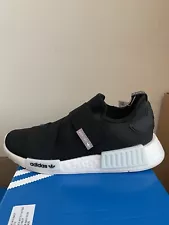 ADIDAS NMD R1 WOMEN SLIP ON Black and White Model GW5698 - Brand New In Box