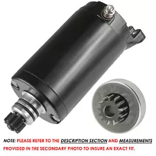 Starter and Drive Bendix for Seadoo Wake Pro 230 2017-2021 Wake Pro 215 2009-16