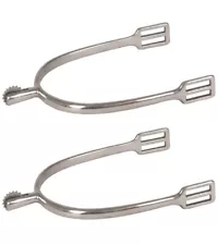 English Stainless Steel Rowel Spurs