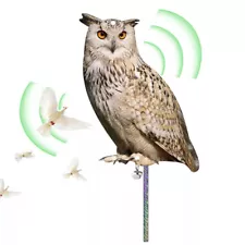 Owl Decoy Bird Deterrent Devices Scare Birds Away Pigeon Repellent For Garden