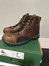 DANNER STRONGHOLD 6" DARK BROWN COMPOSITE TOE (NMT) WORK BOOTS 16723 - 13m