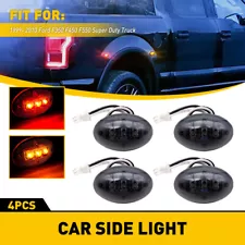 for Ford Super Duty F350 F450 F550 Smoke LED Side Fender Marker Light Dually Bed (For: Ford F-450 Super Duty)