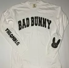 BAD BUNNY CONEJO MALO YHLQMDLG Long Sleeve T-Shirt Tee Shirt University Style