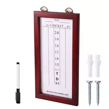 GSE Dry-Erase Dart Scoreboard for Dart Board Cricket & 01 Games for Game Room