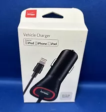 Verizon Wireless Apple iPhone Car Charger 5V 2.4A NIB iPad iOS