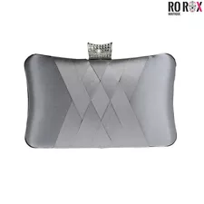 Vintage Ladies Cocktail Party Clutch Bag - Retro Chain Handbag for Wedding, Prom