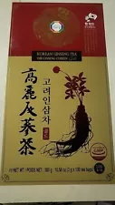 Anti Stress Fatigue Korean Ginseng Extract Ginseng Root instant Tea Open Box,90