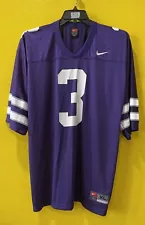 TCU HORNED FROGS #3 NIKE JERSEY MENS / XL