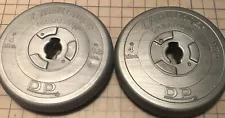 ORBATRON Challenger DP Silver Bar Bell Free Weight 4 Kilos 8.8 Pounds. Pair