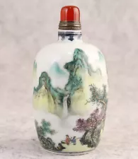 Collectibles Tobacciana Snuff Boxes landscape Statue figure snuff bottle gift