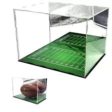 Football Full Size display cases for collectibles Acrylic UV Sports Rectangular