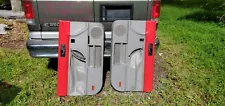 1998 - 2010 VW BEETLE driver passenger DOOR PANELS red