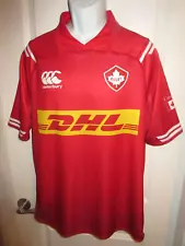 NWOT Mens Canterbury Canada National Team Rugby Union Jersey DHL sz. XL NEW!