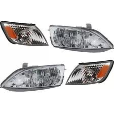 Headlight Kit For 2000-2001 Lexus ES300 With bulbs With Corner Lights