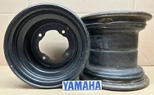 Genuine Yamaha Raptor Banhsee Warrior YFZ 4X115 Set of Rear Steel Rims Rim