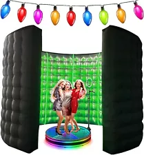 Used Inflatable 360 Photo Booth Selfie Booth Backdrop for Party Wedding Events