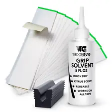 Golf Club Grip Kit - 8 Tape, Solvent, Rubber Vise Clamp Best Quality Available!