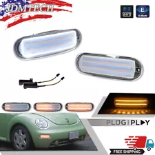 Sequential Switchback LED Front Signal Light Kit For 1998-2005 Volkswagen Beetle (For: 2005 Volkswagen Beetle)