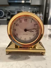 Brass Chelsea Constitution Desk Clock.