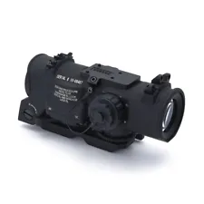 2024 DR 1-4x Fixed Dual Field of View Red Illumination Scope for Airsoft Hunting