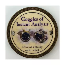 True Dungeon True Dungeon Tokens Goggles of Instant Analysis (Gold) NM